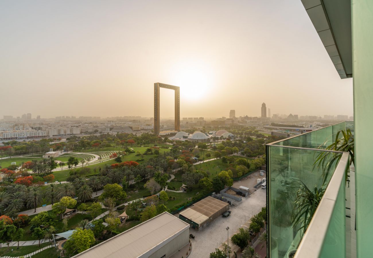 Ferienwohnung in Dubai - Ultimate Stay / Scenic Panoramic Park & Frame View 