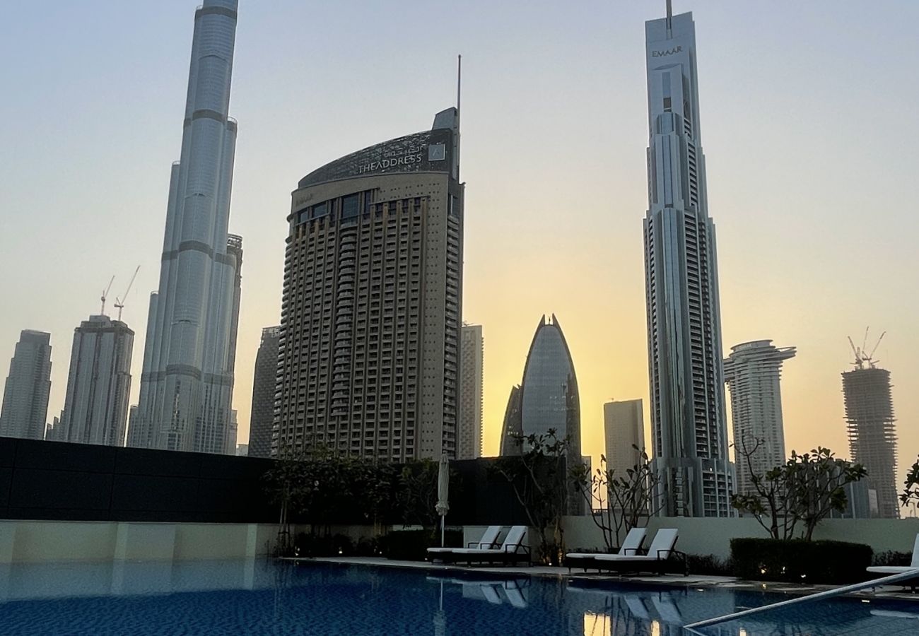 Ferienwohnung in Dubai - Ultimativer Aufenthalt / 2 Betten / Verbunden mit der Dubai Mall