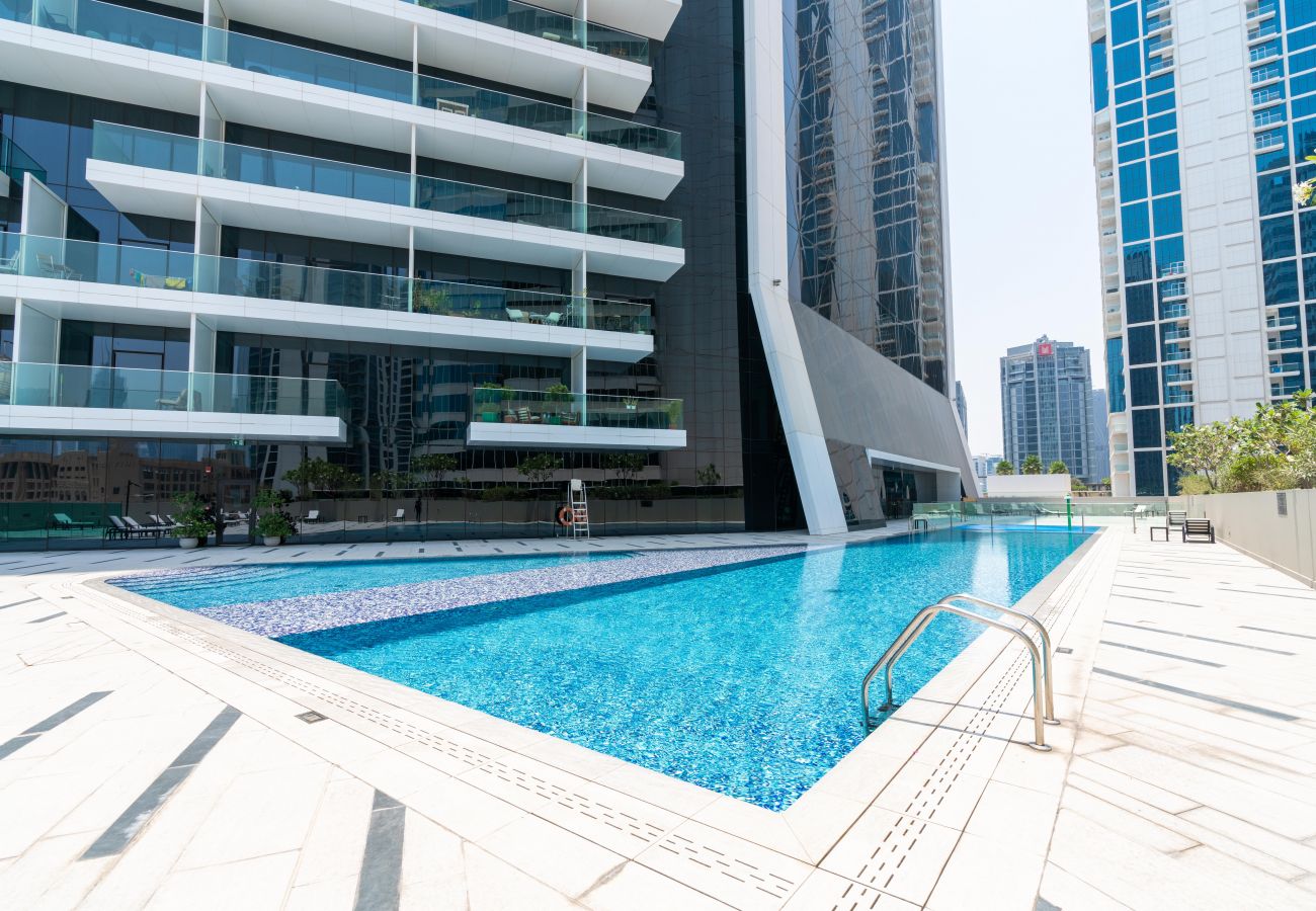 Ferienwohnung in Dubai -  Ultimate Stay / 4 Beds / Burj Khalifa View / Ultra Modern / Business Bay