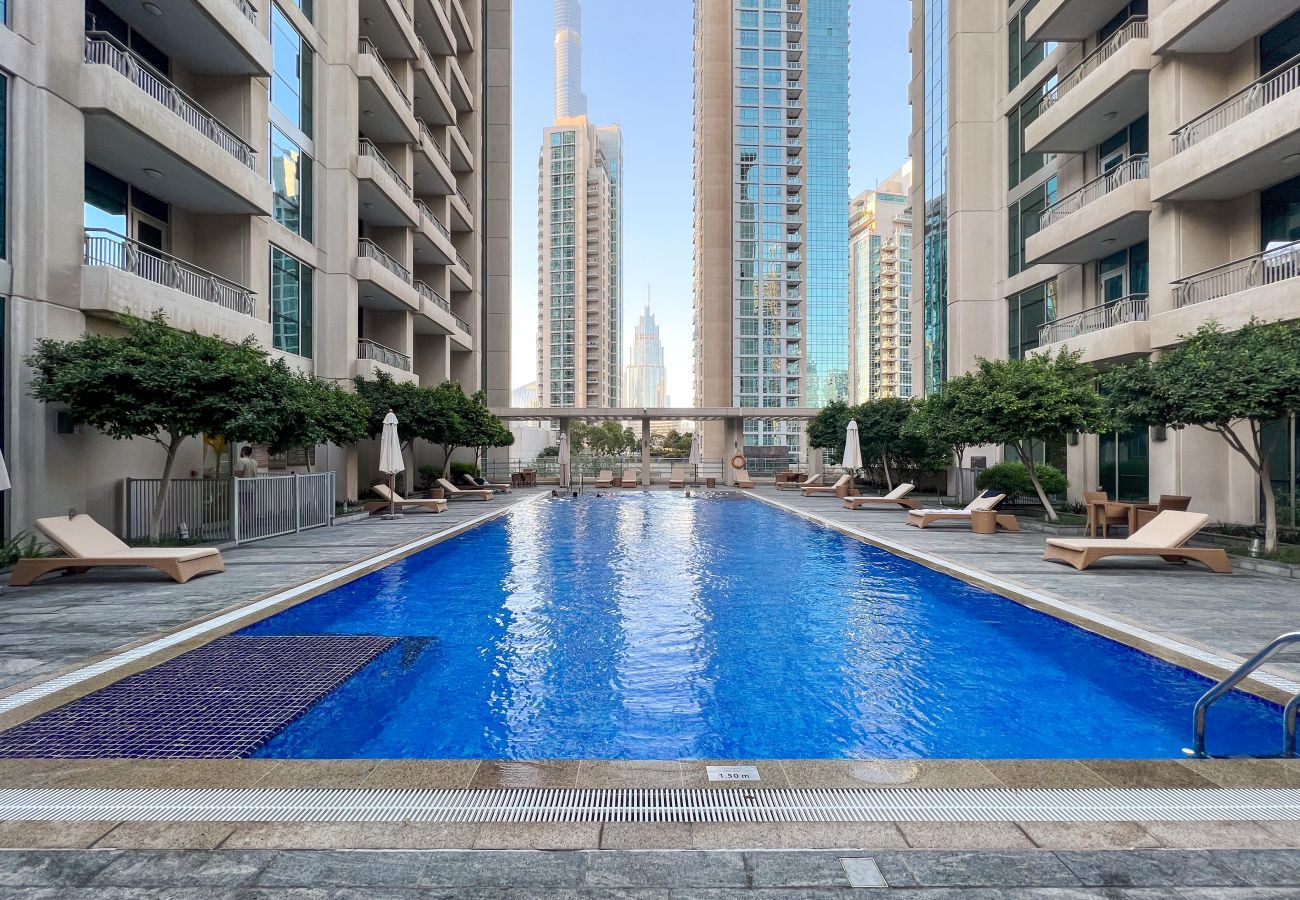 Ferienwohnung in Dubai - Ultimate Stay / Burj Khalifa View / 3 Beds Luxury