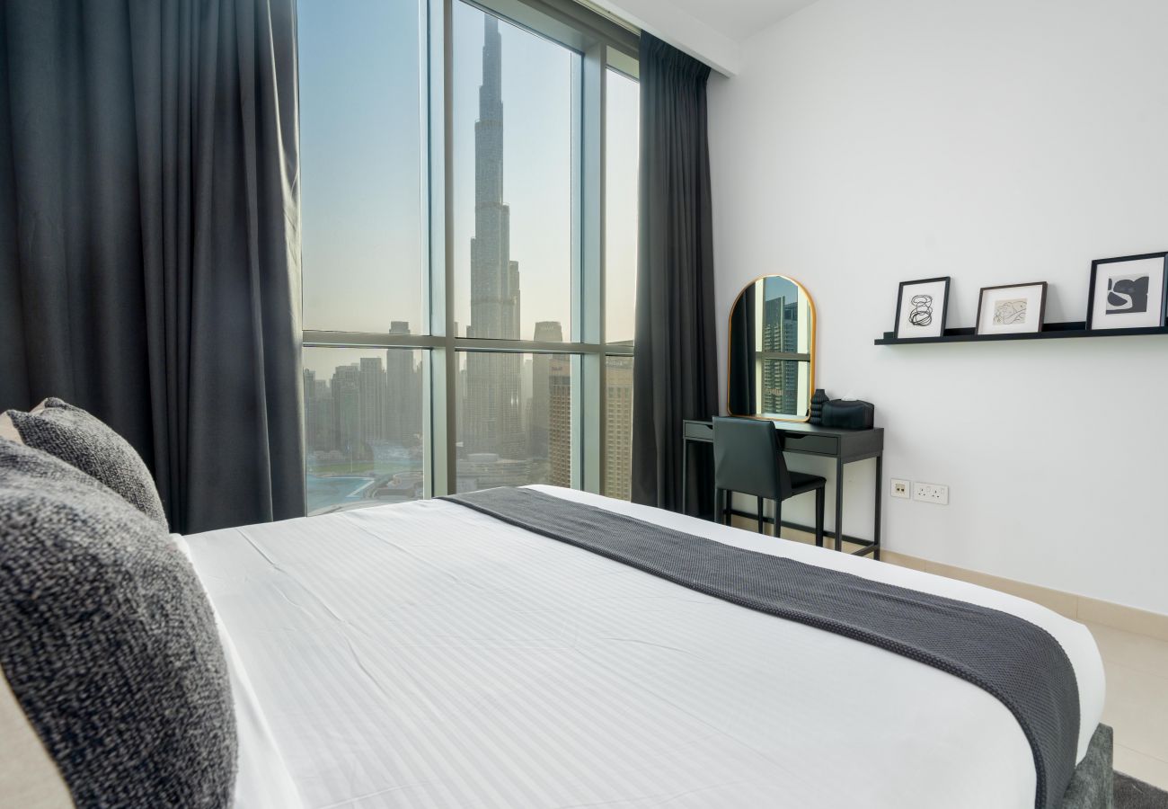 Ferienwohnung in Dubai - Ultimate Stay / Full Burj Khalifa & Downtown Views / Designer Luxury / High Floor / 9 People