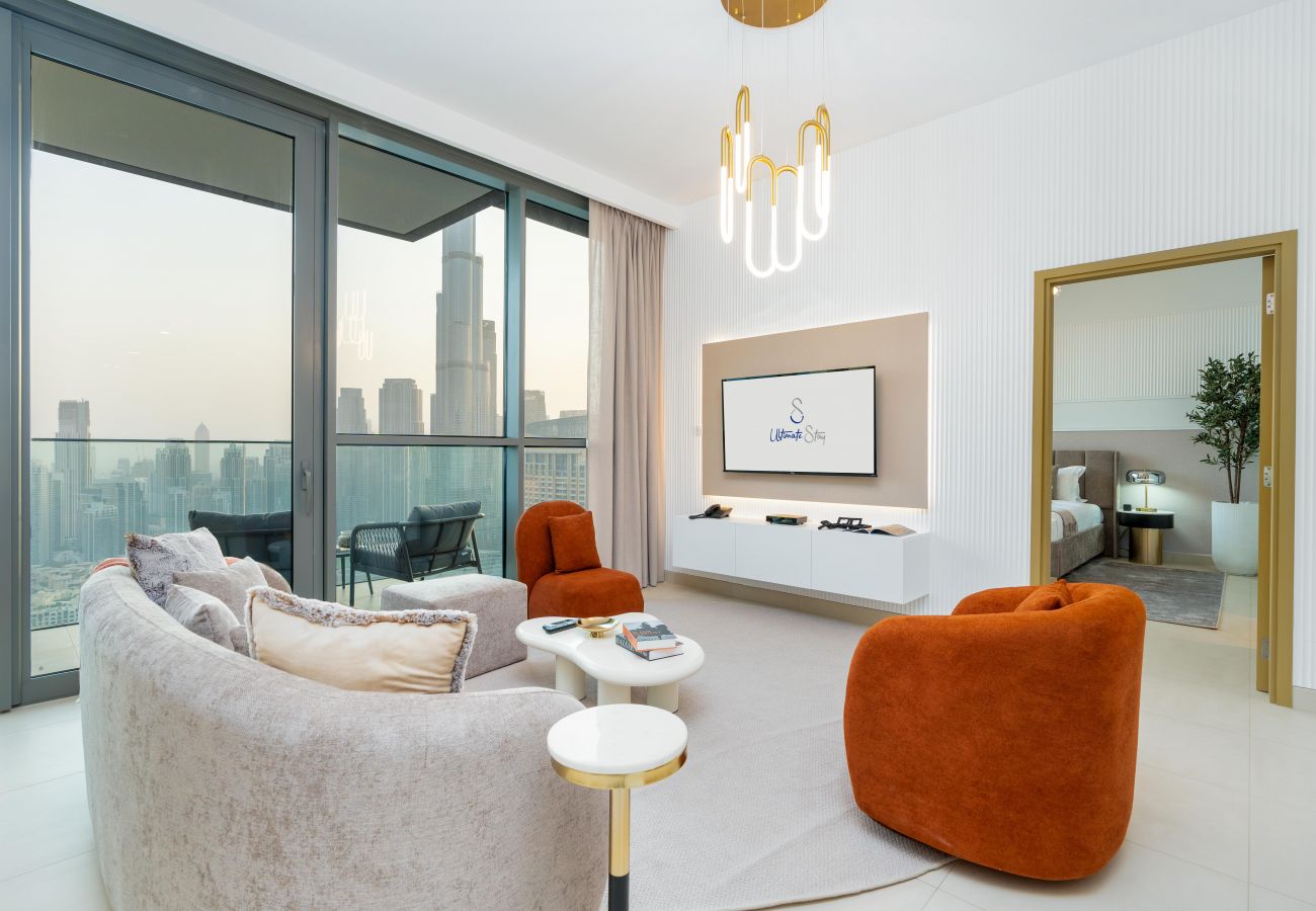 Ferienwohnung in Dubai - Ultimate Stay / Full Burj Khalifa & Downtown Views / Designer Luxury / High Floor / 9 People