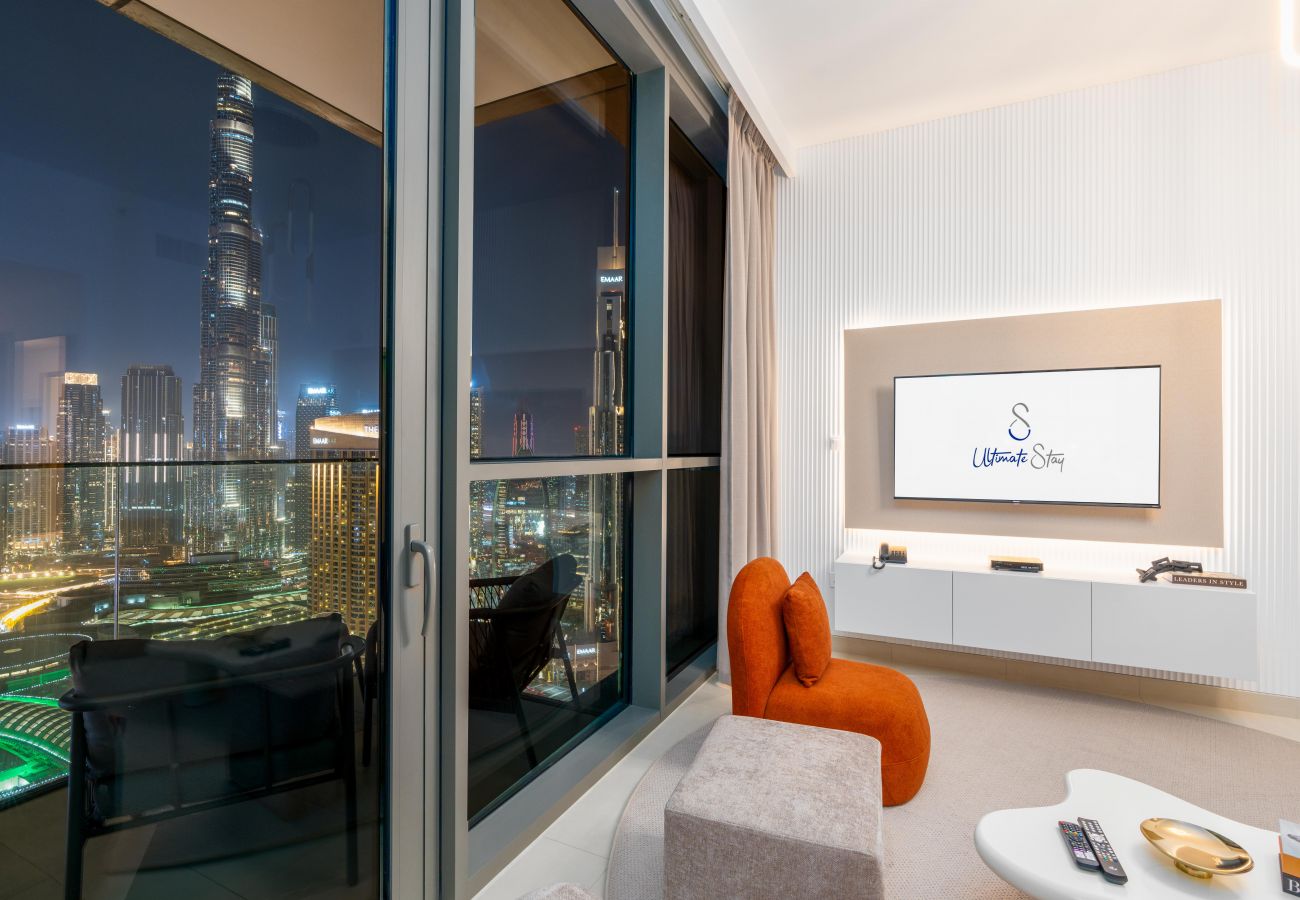 Ferienwohnung in Dubai - Ultimate Stay / Full Burj Khalifa & Downtown Views / Designer Luxury / High Floor / 9 People