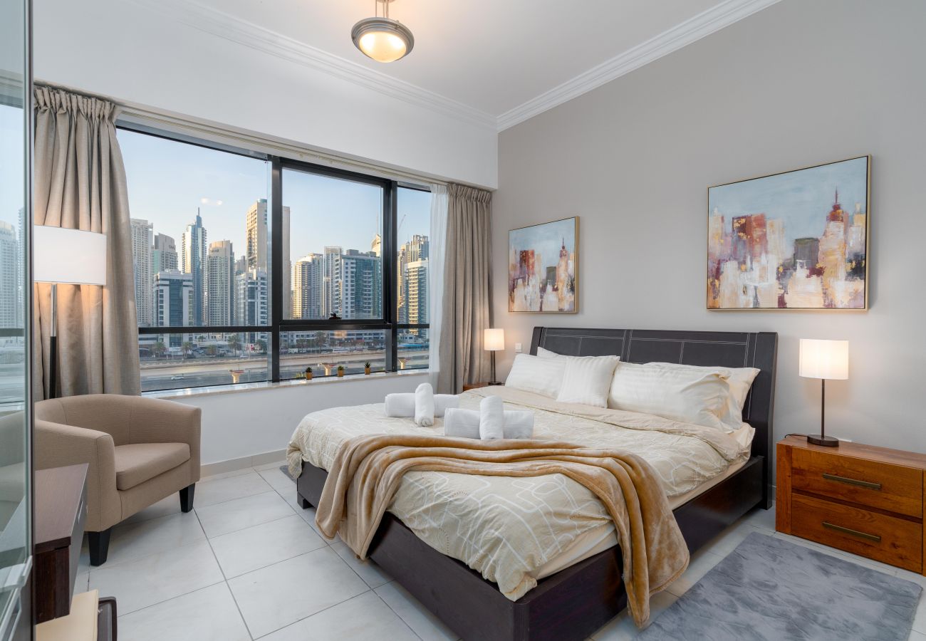 Apartamento en Dubai - Conveniente 2 camas en JLT 3 min del metro