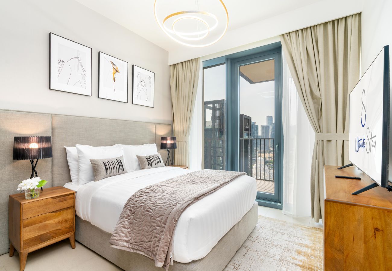 Apartamento en Dubai - Luxury 2BR Downtown | Private Balcony Steam Room