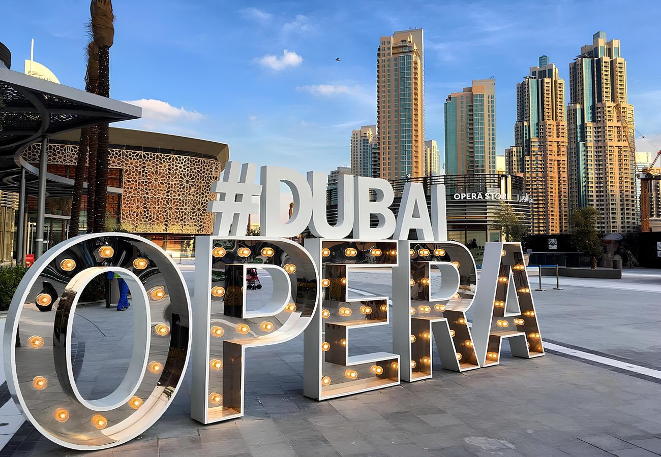 Appartement à Dubai - Luxe 2 BR | Adresse Opéra | À côté de Burj Khalifa