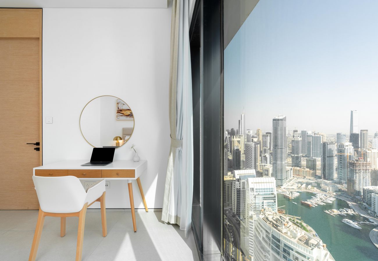 Apartment in Dubai - Ultimate Stay / 2 Beds / Address JBR / Direct Beach Access / Marina View / High Floor