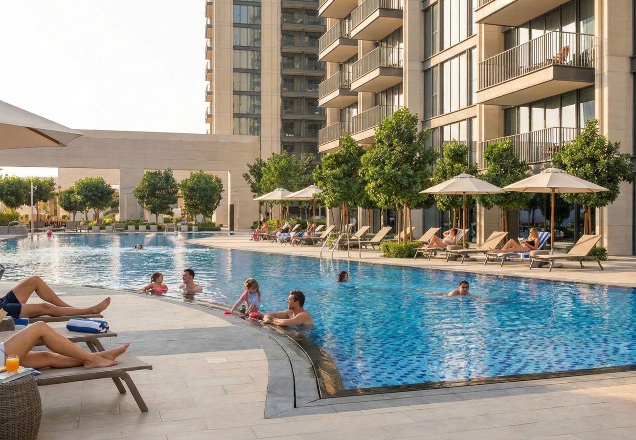 Apartment in Dubai - Luxury 2BR Downtown | Private Balcony Steam Room