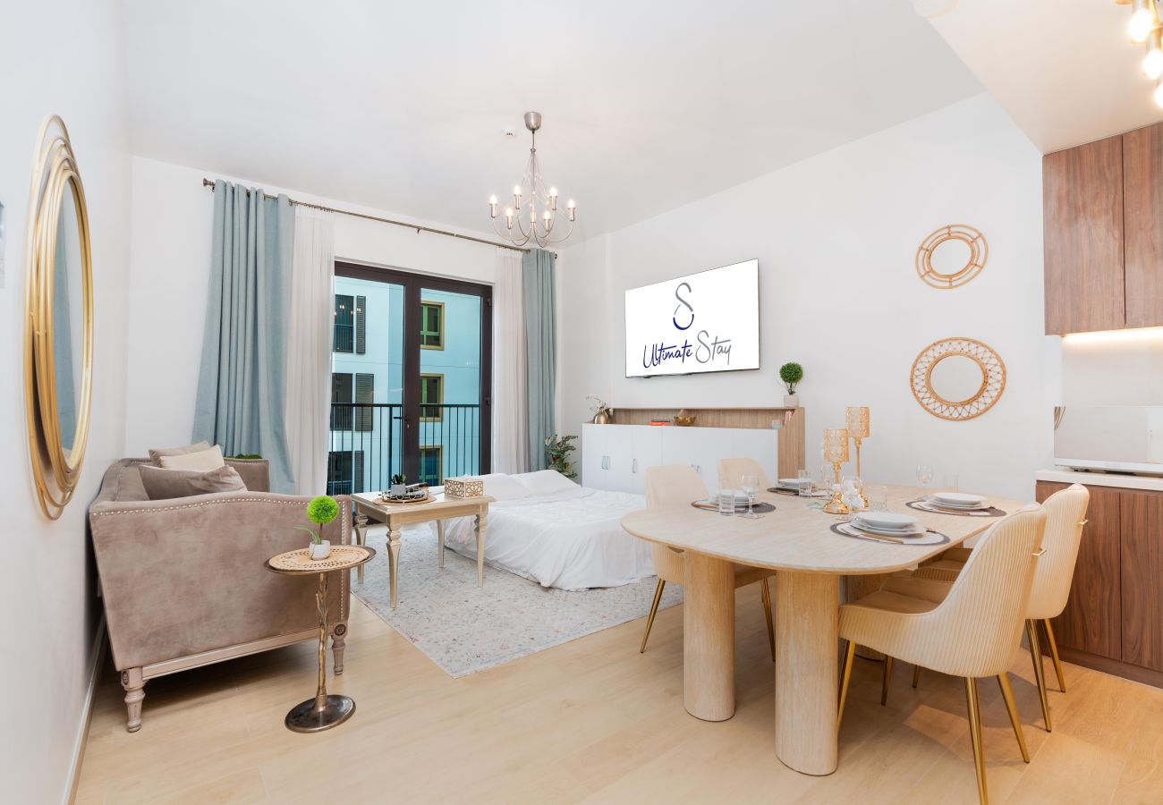 Apartment in Dubai - Stylish 1BR in La Mer | Partial Marina Views