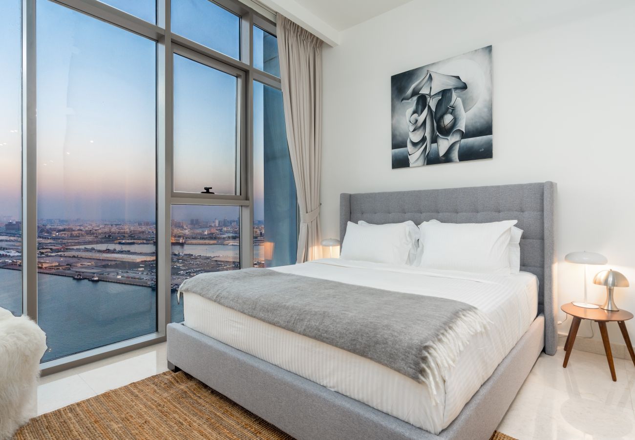 Квартира-студия на Dubai - Modern Studio with Amazing Sea Views in Maritime City