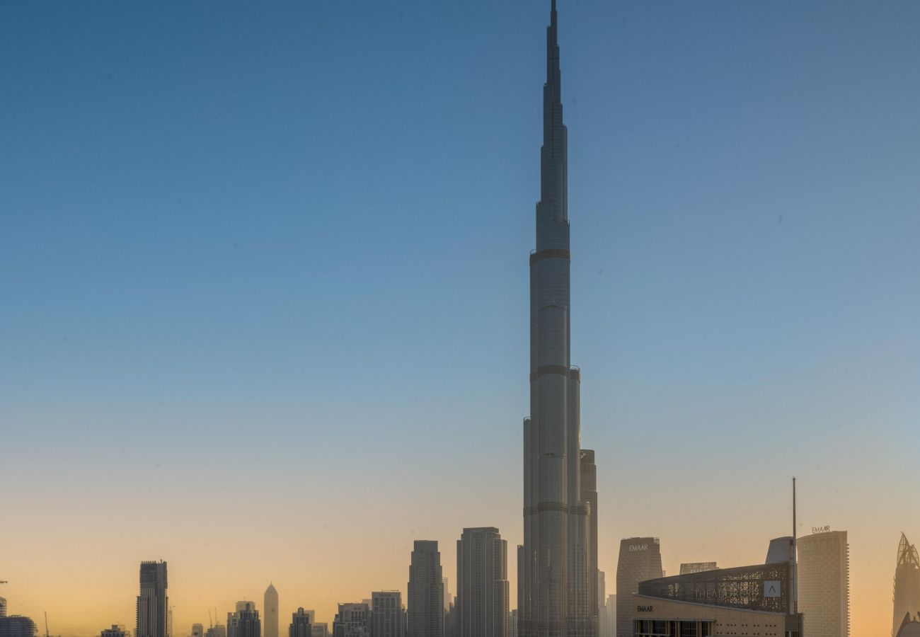 公寓 在 Dubai - Ultimate Stay / Full Burj Khalifa & Downtown Views / Designer Luxury / High Floor / 9 People