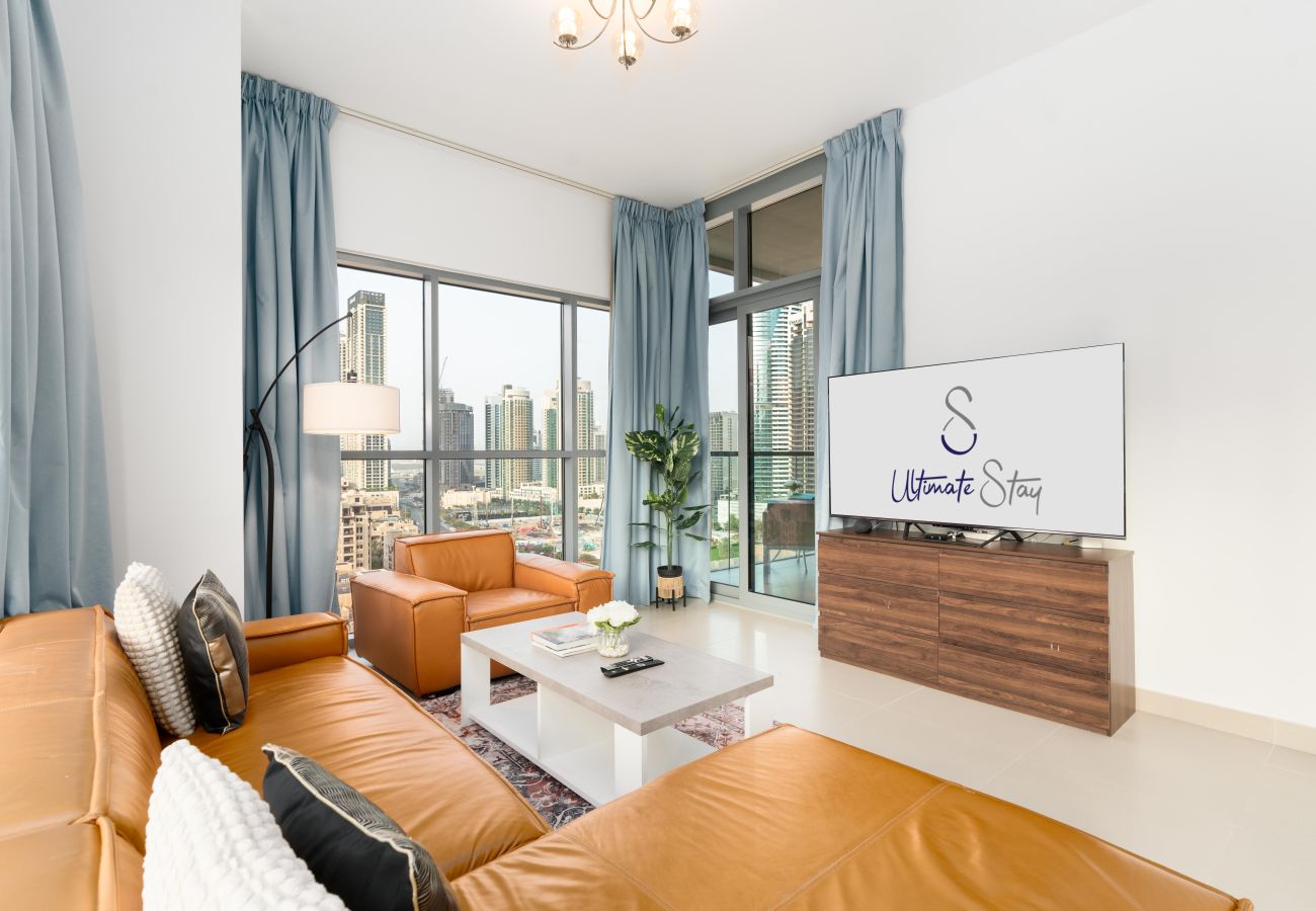 公寓 在 Dubai - Spacious 4 bedrooms Great location Burj Khalifa View Amazing pool and gym, Perfect holiday !